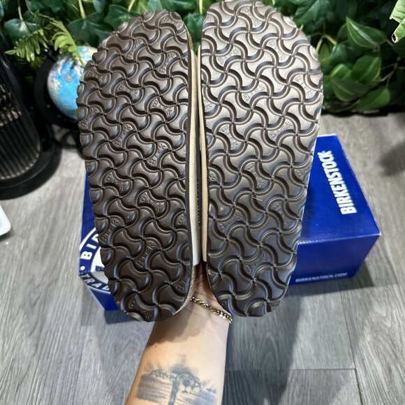 Birkenstock New w/ Box Arizona Tobacco Brown Oiled Leather Men’s 43 M 10 - Picture 7 of 8